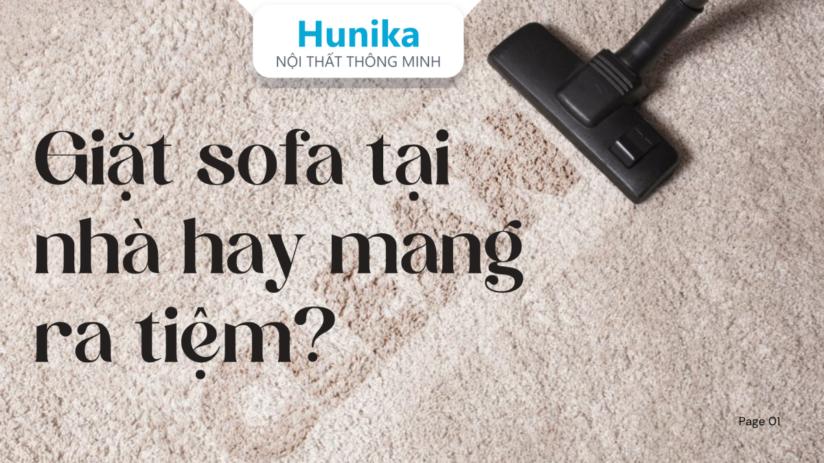Giặt sofa tại nhà hay mang ra tiệm? So sánh chi phí & hiệu quả chi tiết