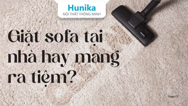 Giặt sofa tại nhà hay thuê dịch vụ? Bài toán chi phí thực tế