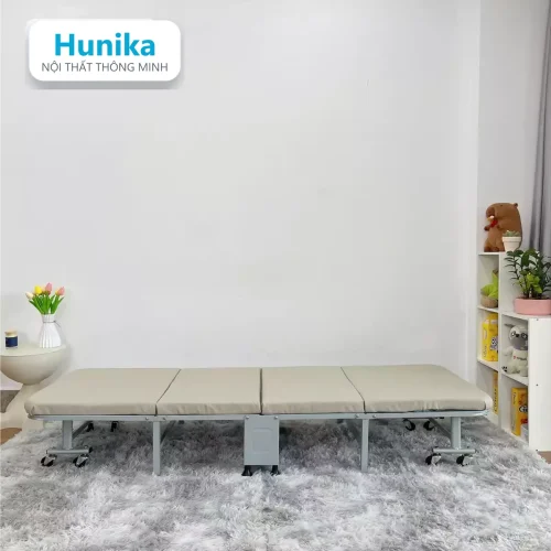 GIƯỜNG GẤP 90CM KEM