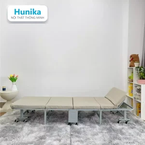 GIƯỜNG GẤP 90CM KEM