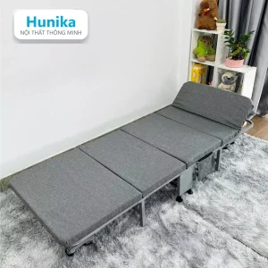GIƯỜNG GẤP 90CM XÁM