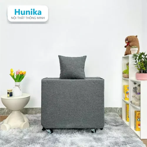 GIƯỜNG GẤP 70CM XÁM