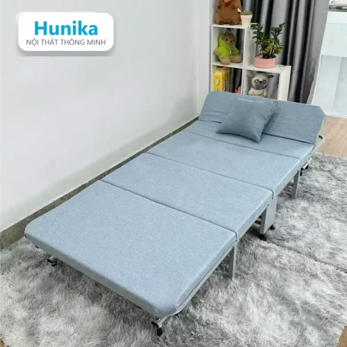 GIƯỜNG GẤP 90CM XANH
