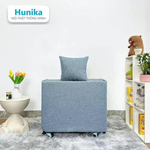 GIƯỜNG GẤP 70CM XANH