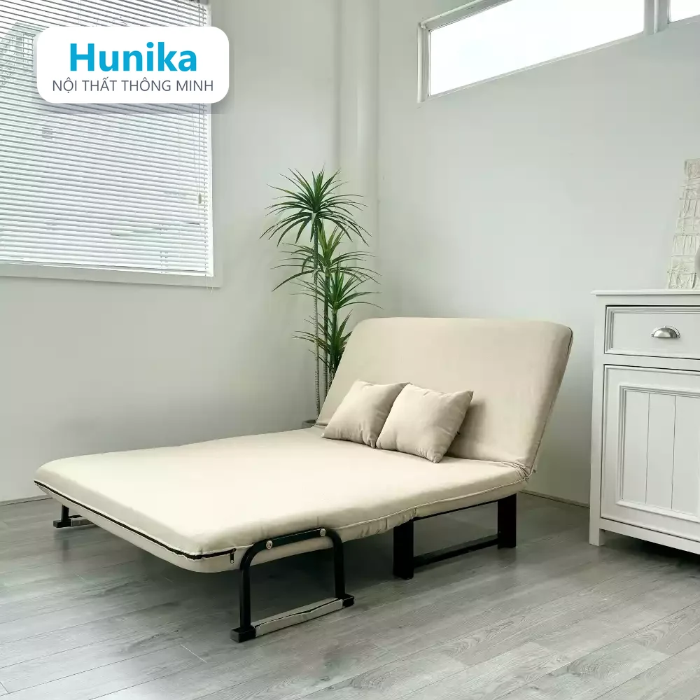 SOFA BED 100CM KEM (CF100 kem) - chế độ ghế ngồi