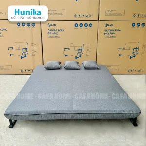 SOFA BED 150CM MÀU XÁM
