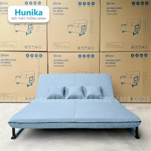 SOFA BED 150CM MÀU XANH