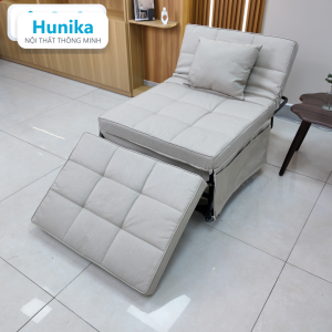 SOFA BED DẠNG HỘP 80CM MÀU KEM