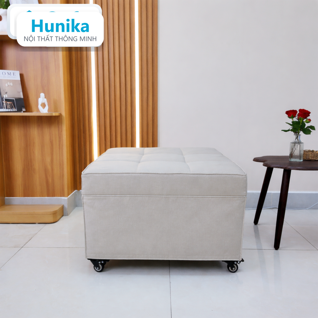 Sofa bed dạng hộp 80cm - khoang chứa dưới thân