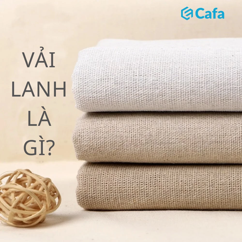Bề mặt vải lanh bọc sofa nhìn cận cảnh thấy rõ sợi dệt